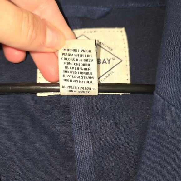 St. John's Bay Navy Blue Men's Jacket - Picture 5 of 11